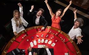 Studio live dealer Number Pattern coktogel dengan mesin pengundi dan layar hasil real-time